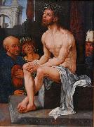 Jan Gossaert Mabuse Man of Sorrow. oil on canvas